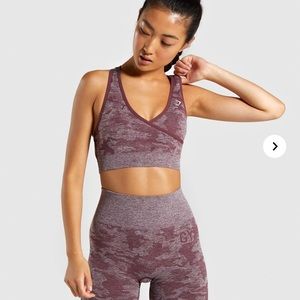 Camo Seamless Sports Bra